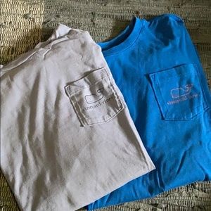 2 Kids XL Vineyard Vines long sleeve t-shirts